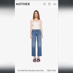 Mother Jeans Size 26